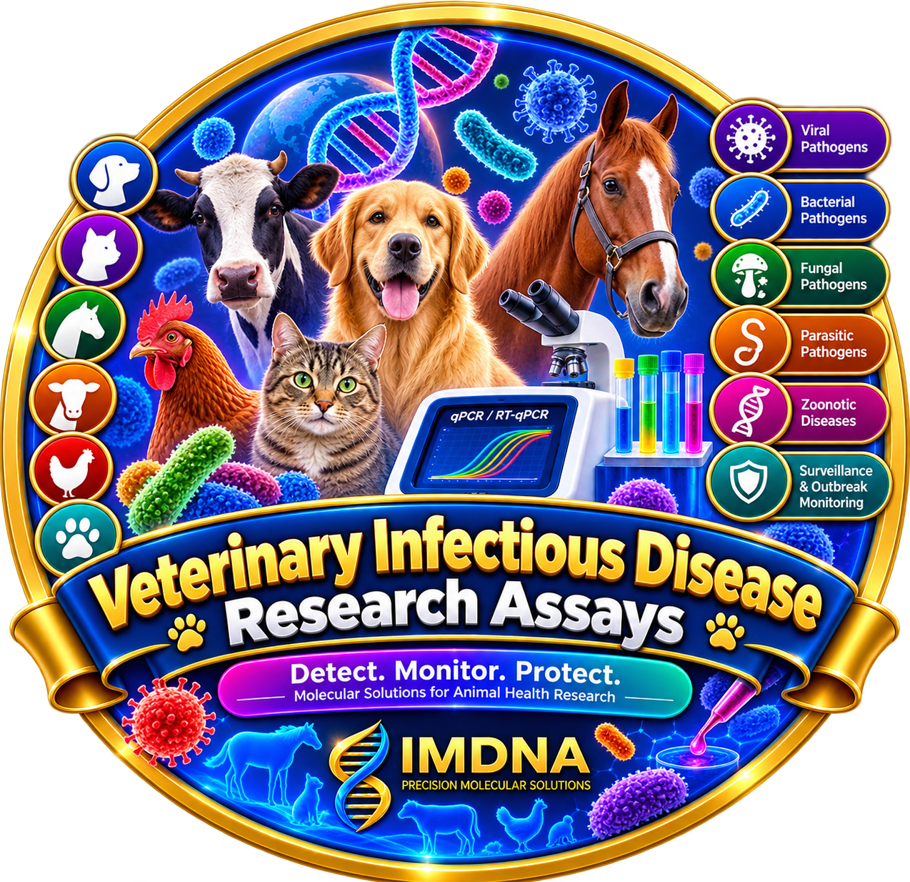 Veterinary Infectious Disease Research Assays
